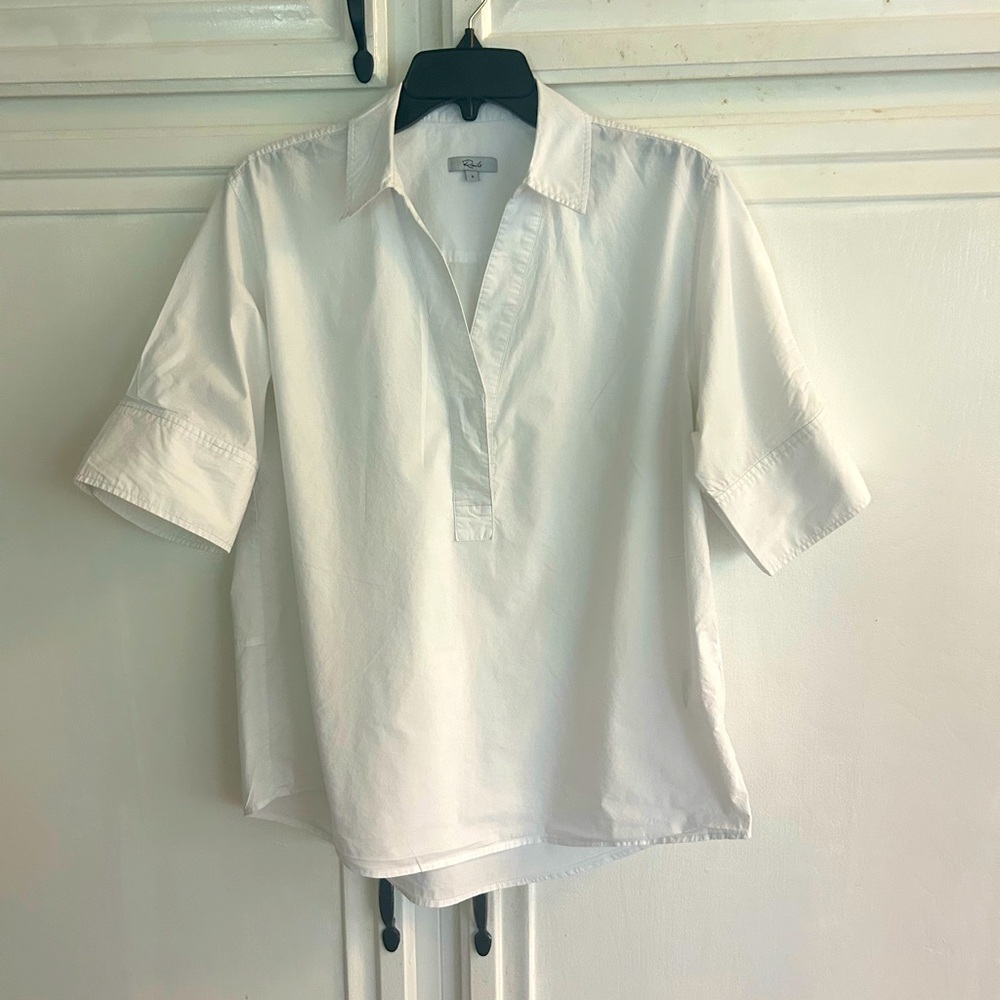 Rails cotton short sleeve blouse